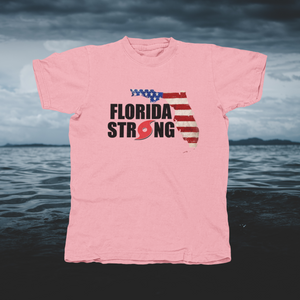 Florida Strong With American Flag In State Of Florida