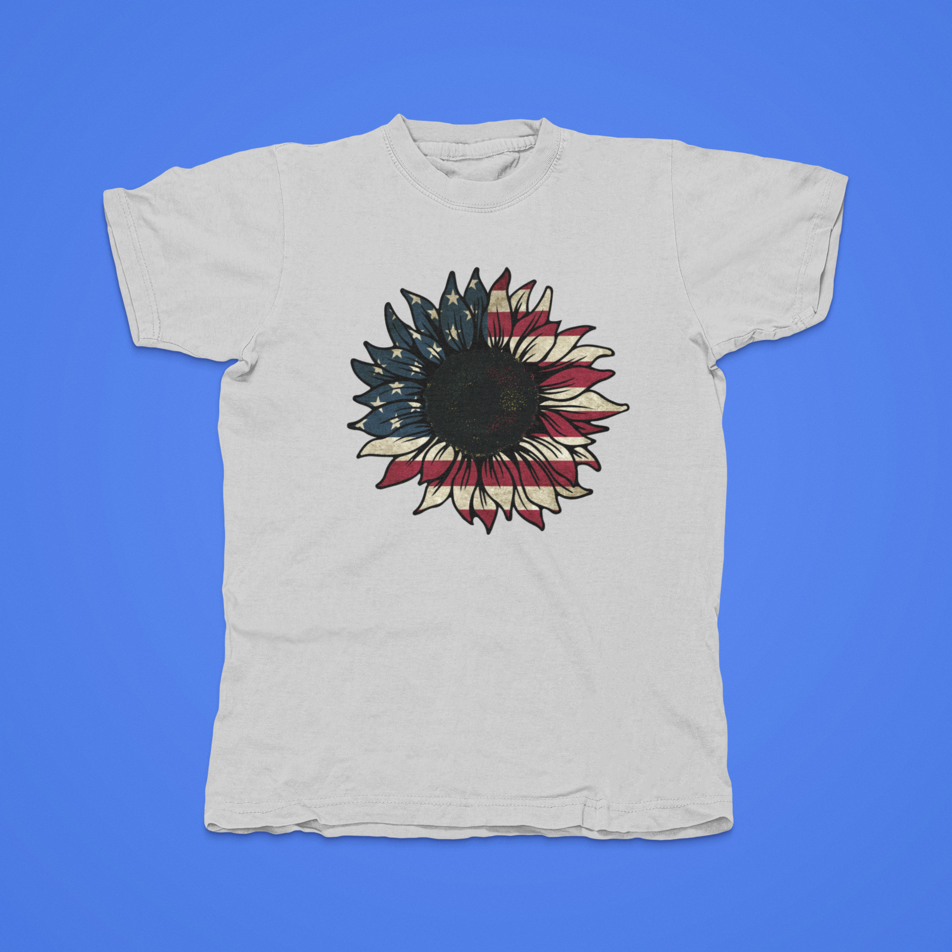 American Sunflower - front of tee