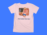 Load image into Gallery viewer, American Pinup Girl - back of tee
