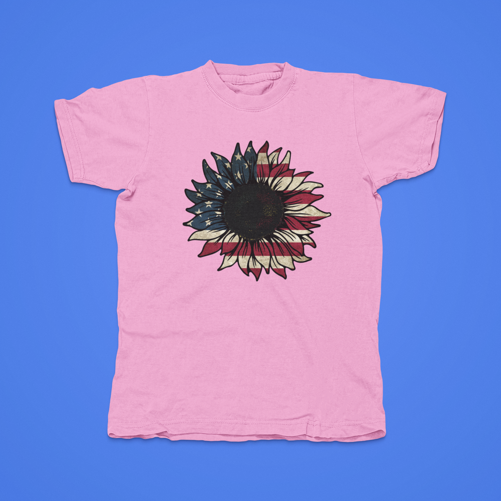 American Sunflower - front of tee