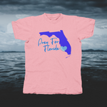 Load image into Gallery viewer, Pray for Florida - Blue - front of tee
