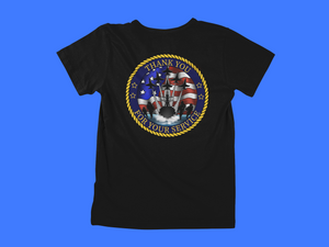 BDSF Thank You For Your Service - back of tee