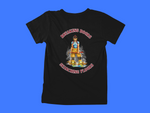 Load image into Gallery viewer, BDSF Female Firefighter - Red Letters - back of tee
