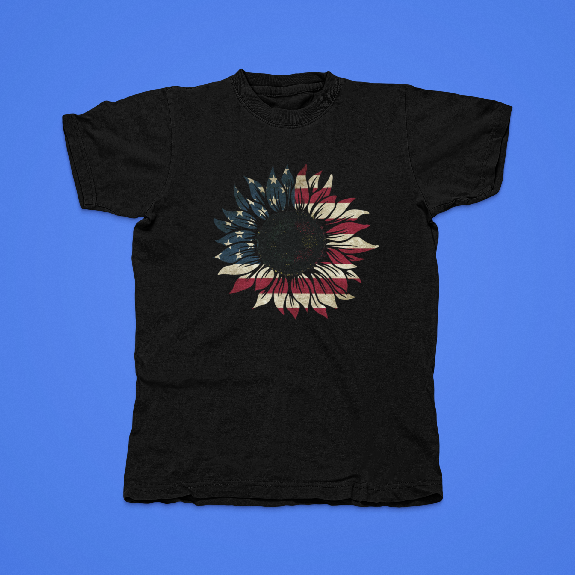 American Sunflower - front of tee