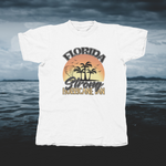 Load image into Gallery viewer, Florida Strong Hurricane Ian With Palm Trees - front of tee
