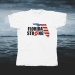 Load image into Gallery viewer, Florida Strong With American Flag In State Of Florida
