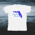 Load image into Gallery viewer, Pray for Florida - Blue - front of tee
