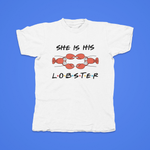 Load image into Gallery viewer, She Is His Lobster - front of tee
