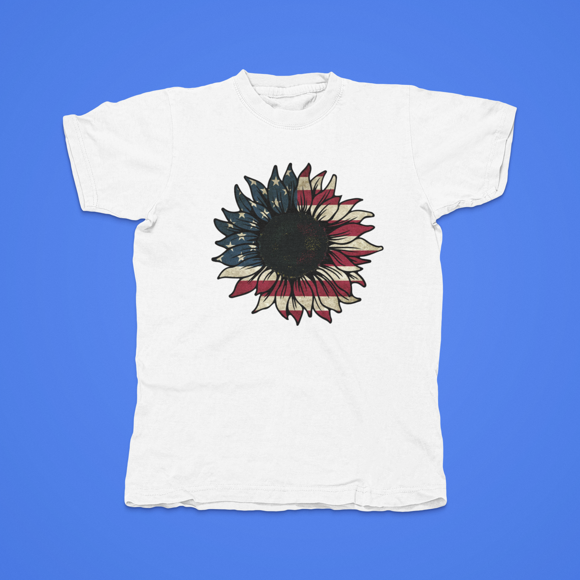 American Sunflower - front of tee